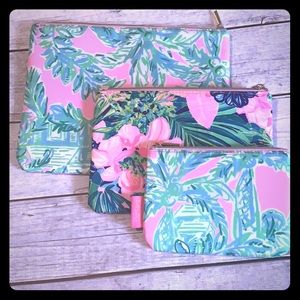 Set of Lilly Pulitzer pouches NWOT